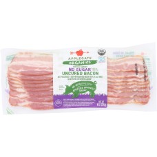 APPLEGATE: Organic No Sugar Uncured Bacon, 8 oz