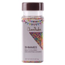 CHOCOMAKER: Shimmies Multicolored Decorating Candies, 3.25 oz