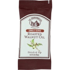 LA TOURANGELLE: Roasted Walnut Oil Single Serve Pouch, 0.50 fo