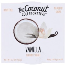 THE COCONUT COLLABORATIVE: Vanilla Coconut Yogurt, 4.20 oz