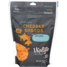 VIOLIFE: Just Like Cheddar Shreds Cheese, 8 oz