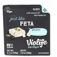 VIOLIFE: Just Like Feta Block Cheese, 7.05 oz