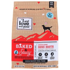 I AND LOVE AND YOU: Beef and Sweet Potatoes Bone Broth Dog Food, 4 lb