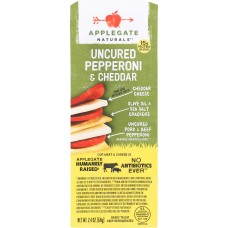APPLEGATE: Naturals Pepperoni and Cheddar Snack Pack, 2.42 oz