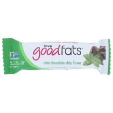 LOVE GOOD FATS: Mint Chocolate Chip Bar, 1.38 oz