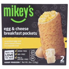 MIKEYS: Egg and Cheese Breakfast Pockets, 8 oz
