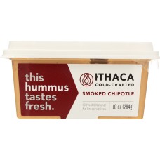 ITHACA COLD CRAFTED: Smoked Chipotle Hummus, 10 oz
