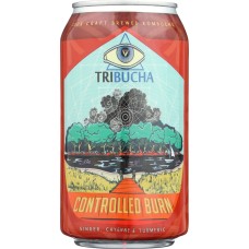 TRIBUCHA KOMBUCHA: Controlled Burn Ready to Drink Kombucha, 12 oz