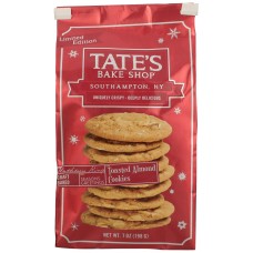 TATE'S BAKESHOP: Toasted Almond Cookies, 7 oz