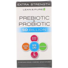 OLYMPIAN LABS: Lean & Pure Extra Strength Prebiotic & Probiotic, 30 vc