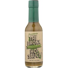 SMALL AXE PEPPERS: Sauce Hot Bronx Green, 5 oz