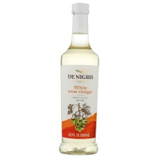 DE NIGRIS: White Wine Vinegar, 16.90 fo