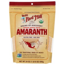 BOB'S RED MILL: Organic Whole Grain Amaranth, 24 oz