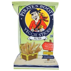 PIRATE'S BOOTY: Sea Salt Veggie Sticks, 5 oz