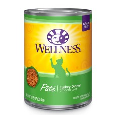 WELLNESS: Cat Food Canned Turkey, 12.5 oz