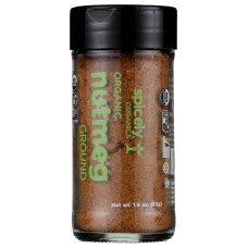 SPICELY ORGANICS: Spice Nutmeg Ground Jar, 1.9 oz