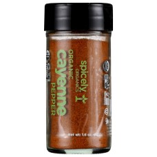 SPICELY ORGANICS: Spice Pepper Cayenne Jar, 1.6 oz