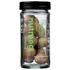 SPICELY ORGANICS: Spice Nutmeg Whole Jar, 1.4 oz