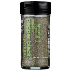 SPICELY ORGANICS: Spice Pepper Black Ground Jar, 1.7 oz