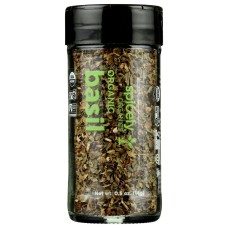 SPICELY ORGANICS: Spice Basil Jar, 0.5 oz