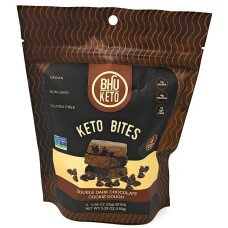BHU FOODS: Double Dark Chocolate Cookie Dough Keto Bites, 5.29 oz