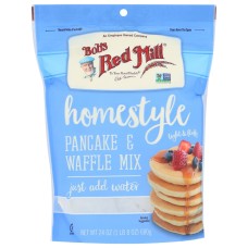 BOB'S RED MILL: Homestyle Pancake & Waffle Mix, 24 oz