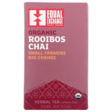 EQUAL EXCHANGE: Tea Rooibos Chai Organic, 20 BG