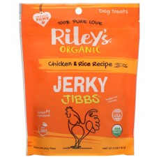 RILEYS ORGANICS: Jibbs Jerky Chicken Rice Organic, 5 oz