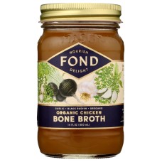 FOND BONE BROTH: Chicken Bone Broth Black Radish N Oregano, 14 FO