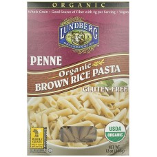LUNDBERG: Penne Organic Brown Rice, 12 oz