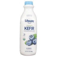 LIFEWAY: Organic Kefir Lowfat Milk Blueberry, 32 oz