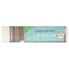 SOOTHING TOUCH: Lip Balm Vegan Unscented Tub, 0.25 OZ