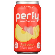 PERFY: Fruit Punch Soda, 12 fo