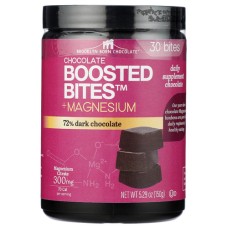 BROOKLYN BORN CHOCOLATE: Magnesium Dark Chocolate Bites, 5.29 oz