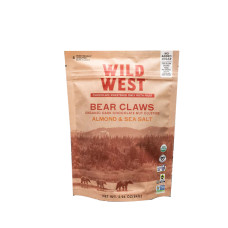 WILD WEST: Almond And Sea Salt Bear Claws, 2.96 oz