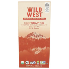WILD WEST: Snowcapped Chocolate Bars, 2.3 oz