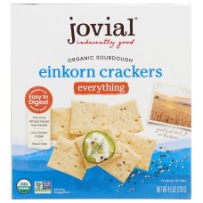 JOVIAL: Crackers Everything Einkorn, 4.5 OZ