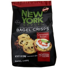 NEW YORK STYLE: Cinnamon Raisin Bagel Crisps, 7.2 oz