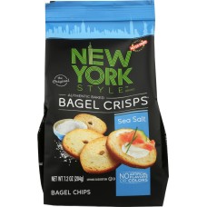 NEW YORK STYLE: Sea Salt Bagel Crisps, 7.2 oz