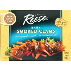 REESE: Smoked Baby Clams, 3.66 oz