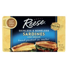REESE: Sardine Sknls Bnls Wtr, 4.375 oz