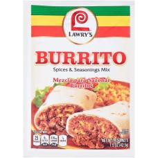 LAWRYS: Mix Ssnng Burrito, 1.5 oz