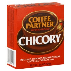 COFFEE PARTNER: Natural Ground Chicory Coffee, 6.5 oz