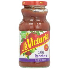 LA VICTORIA: Hot Ranchera Salsa, 16 oz