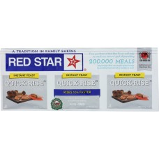 RED STAR: Quick Rise Instant Yeast, 0.75 fo