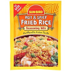 SUNBIRD: Mix Ssnng Fried Rc Hot Spcy, 0.75 oz