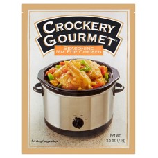 CROCKERY GOURMET: Seasoning Mix For Chicken, 2.5 oz