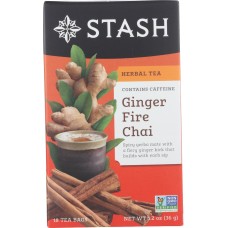 STASH TEA: Tea Ginger Fire Chai, 18 bg