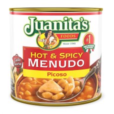 JUANITA'S FOODS: Hot & Spicy Menudo, 25 oz