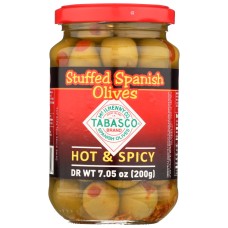 TABASCO: Hot & Spicy Stuffed Spanish Olives, 7.05 oz